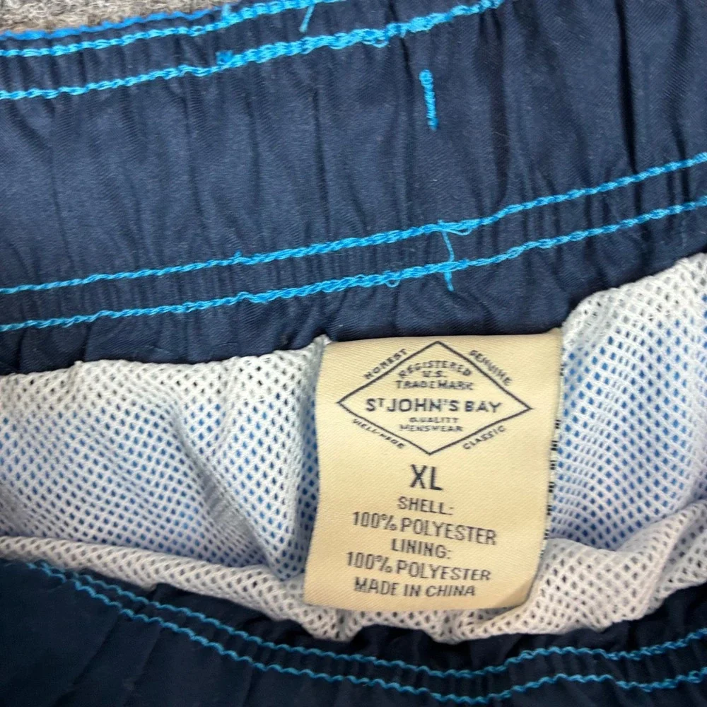 St. Johns Bay Mens Size XL W38 Blue Songbird 7